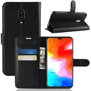 OnePlus 6T Hoesje - Book Case - Zwart