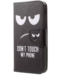 Samsung Galaxy J3 (2017) Hoesje - Book Case - Don't Touch