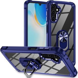 Samsung Galaxy A16 5G Hoesje - Coverup ShockProof Transparant Ring Kickstand Back Cover - Blauw