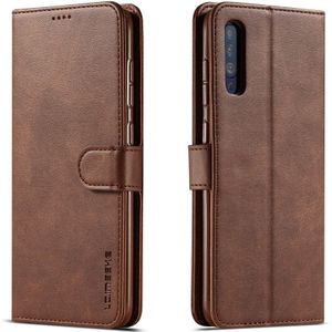 Samsung Galaxy A50 / A30s Hoesje - LC.IMEEKE Luxe Book Case - Donkerbruin