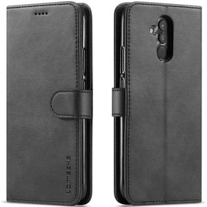 Huawei Mate 20 Lite Hoesje - LC.IMEEKE Luxe Book Case - Zwart