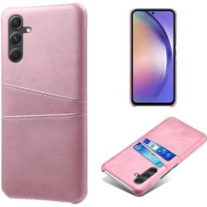 Samsung Galaxy A55 Hoesje - Coverup Dual Card Back Cover - Rose Gold