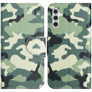 Samsung Galaxy A54 Hoesje - Coverup Book Case - Camouflage