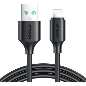 JOYROOM 2.4A Fast Charge iPhone Kabel - Lightning naar USB-A - 1 meter - Zwart
