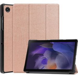 Samsung Galaxy Tab A8 10.5 (2021) Hoesje - Tri-Fold Book Case met Wake/Sleep - Rose Gold