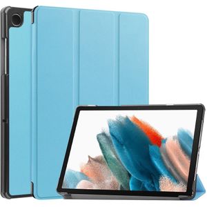 Samsung Galaxy Tab A9 Hoesje - Tri-Fold Book Case met Wake/Sleep - Lichtblauw