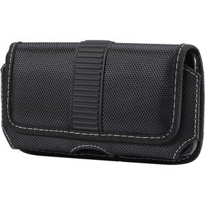 Coverup Universeel Nylon Telefoonhoesje met Riemclip - 5,8 tot 6,1 inch - Universeel Hoesje - Zwart