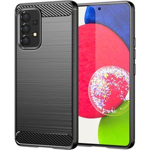 Samsung Galaxy A53 Hoesje - Coverup Armor Brushed TPU Back Cover - Zwart
