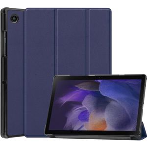 Samsung Galaxy Tab A8 10.5 (2021) Hoesje - Tri-Fold Book Case met Wake/Sleep - Donkerblauw