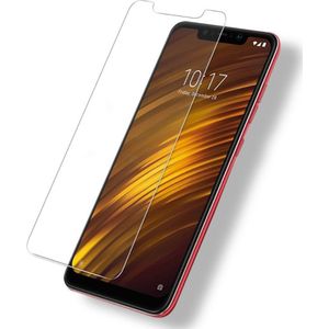 Xiaomi Pocophone F1 Screen Protector - 9H Tempered Glass - Transparant