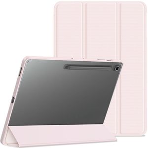 Samsung Galaxy Tab S10 FE Plus Hoesje - Dux Ducis Toby Tri-Fold Book Case met Wake/Sleep - Roze