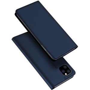 iPhone 11 Pro Max Hoesje - Dux Ducis Skin Pro Book Case - Blauw