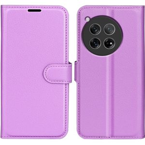 OnePlus 12 Hoesje - Coverup Book Case - Paars