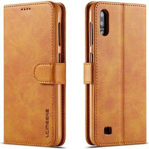 Samsung Galaxy A10 Hoesje - LC.IMEEKE Luxe Book Case - Bruin