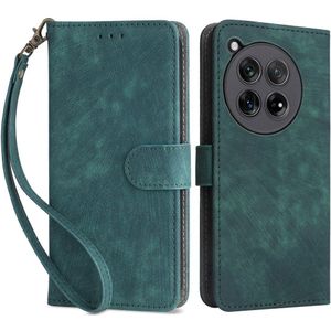 OnePlus 12R Hoesje - Coverup Book Case met Koord - Groen