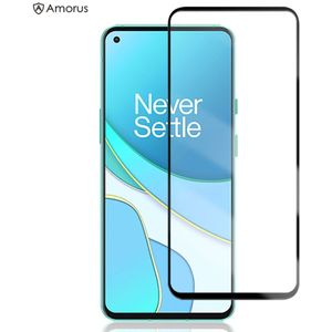 OnePlus 8T Screen Protector - Full-Cover Tempered Glass - Zwart