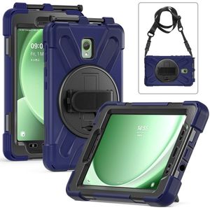 Samsung Galaxy Tab Active 3 / Tab Active 5 Hoesje - Heavy Duty Case met Schouderstrap - Blauw