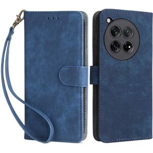 OnePlus 12R Hoesje - Coverup Book Case met Koord - Blauw