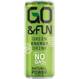 Erba Vita Koolzuurvrije energiedrank Go & Fun 330 ml