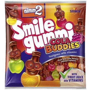 Storck Nimm2 Smile gummi COLA BUDDIES met Vitramins 90g