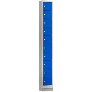 Mini locker 10 vakken - Kleur deuren: Lichtgrijs RAL 7035