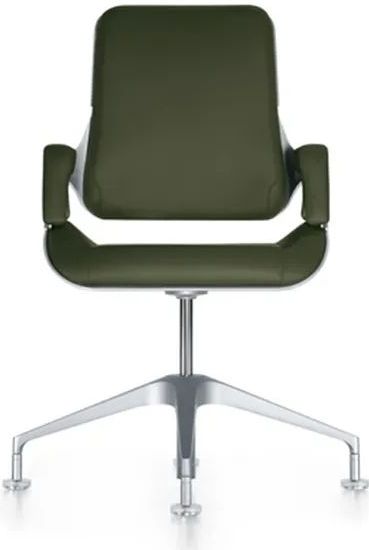 Silver bureaudraaistoel medium hoge rug
