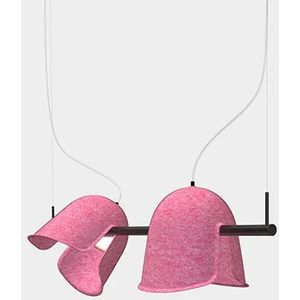 Pivot verstelbare lamp - Variant: Duo, Kleur: Pink