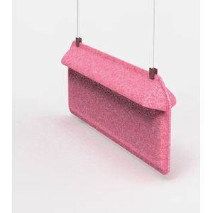 AK 2 Werkplekverdeler hangend met lamp - Kleur: Pink
