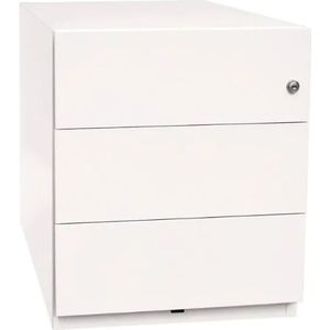 Bisley Basic ladeblok 3 laden - Krijtwit RAL 9010