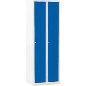 Garderobekast Color 2 vakken 2.2 - Kleur deuren: Blauw RAL 5010