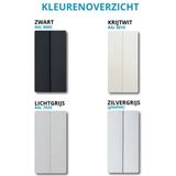 Roldeurkast Depo 198x100x43cm - Krijtwit RAL 9010