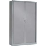V-store+ roldeurkast - Afmetingen: 100 x 120 cm, Zilver
