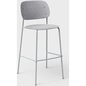 Hale bar stoel - Kleur: Licht grijs