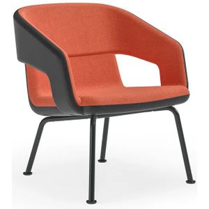 Twist&Sit lounge stoel - Metal 4 poot