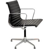 ICF Eames EA 108 Aluminium Chair Leder
