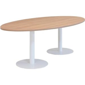 Kolom tafel ellipsvorm - 240 x 100/120 cm