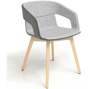 Twist&Sit vergader stoel wood