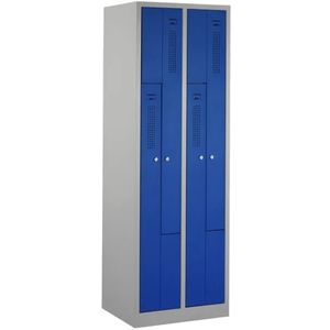 Garderobekast Z 4 deuren 2.4 - Kleur deuren: RAL 5015