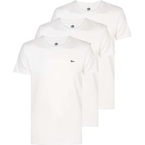Petrol Industries - 3-pack T-shirts - Wit - XXL - T-shirts met korte mouwen