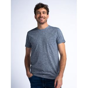 Petrol Industries - Effen T-shirt Palmora - Blauw - M - T-shirts met korte mouwen