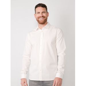 Petrol Industries - Essential Overhemd - Wit - XXXL - Overhemd met lange mouwen