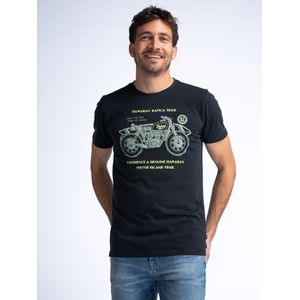 Petrol Industries - Artwork T-shirt Lagoonize - Grijs - XXL - T-shirts met korte mouwen