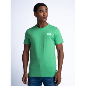 Petrol Industries - Backprint T-shirt Waikiki Beach - Groen - S - T-shirts met korte mouwen