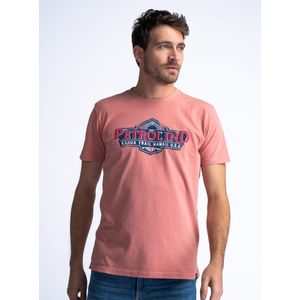 Petrol Industries - Artwork T-shirt Mariner - Bruin - XXL - T-shirts met korte mouwen