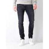 Petrol Industries - Nash Narrow Fit Jeans - Zwart - W34/L34 - Skinny Spijkerbroeken