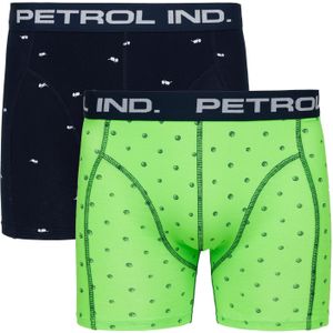 Petrol Industries - 2-pack Boxershorts - Blauw - S - Onderbroeken