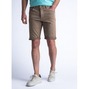 Petrol Industries - Jackson Gekleurde Denim Short Sungreet - Bruin - XXL - Korte spijkerbroeken