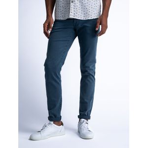 Petrol Industries - Seaham Gekleurde Slim Fit Jeans Pearl City - Blauw - W30/L32 - Slim Fit Spijkerbroeken