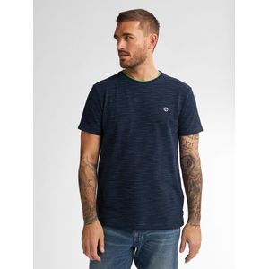 Petrol Industries - Gestreept T-shirt Cactus - Zwart - XL - T-shirts met korte mouwen