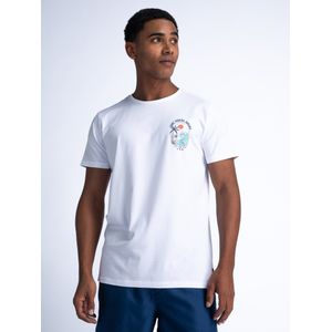 Petrol Industries - Artwork T-shirt Tidepool - Wit - M - T-shirts met korte mouwen